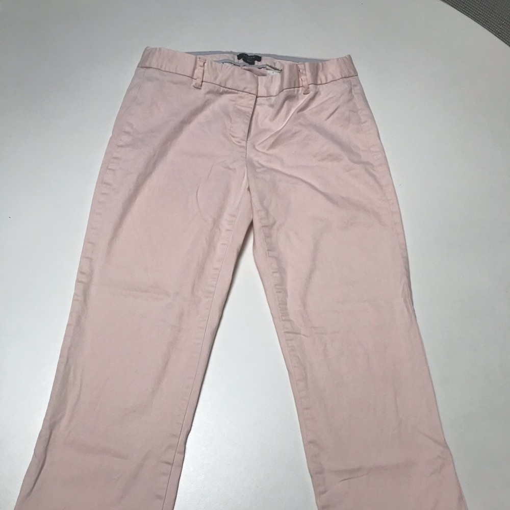 J. Crew crop pink dress pants